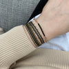 GEM BRACELET IN GOLD TONES & SPINEL SEMI-PRECIOUS STONE