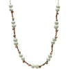 HANAUMA GOLD CHAIN AND PEARLS NECKLACE