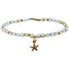 Hanauma Pearls and Gold Sea Star Charm Anklet