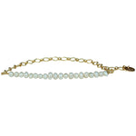 Hanauma Gold Chain and Pearls Handmade Bracelet