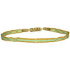BASIC HANDMADE BRACELET IN BLUE AND MUSTARD
