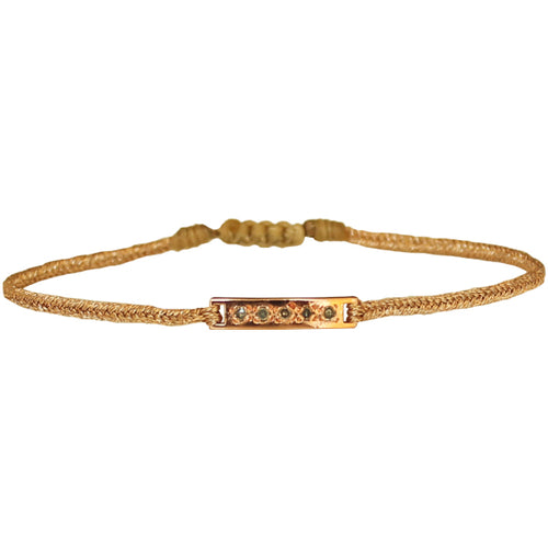 HANDMADE ROSE GOLD BAR BRACELET