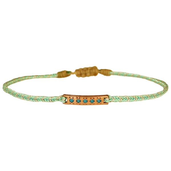 HANDMADE TURQUOISE BAR BRACELET