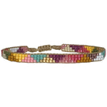 HANDMADE BEADED BRACELET IN BRIGHT TONES