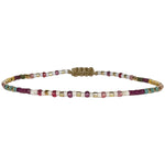 HANDMADE BEADED BRACELET IN BRIGHT TONES