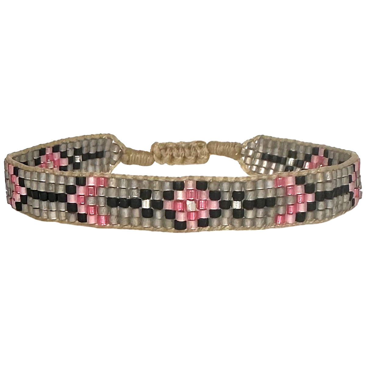 Details:      Women bracelet     Handemade bracelet      Japanese glass beads     Adjustable bracelet     Width 9mm     Can be worn in the water