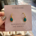 HANDMADE TURQUOISE DROP EARRINGS PACKAGING