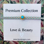 TURQUOISE STONE BRACELET IN BRIGHT TONES