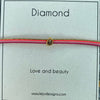 BRIGHT PINK DIAMOND ICE BRACELET