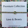 GREEN KYANITE HANDMADE STONE BRACELET PACKAGING