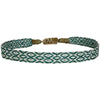 BASIC HANDWOVEN  BRACELET IN GREEN TONES