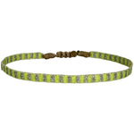Designed and handwoven to be worn at all times using traditional artisanal handcrafting and techniques that take plenty of time and love This bracelet is handmade using neon polyester threads that glow in the dark!!  Details:  - Handwoven using Polyester  -Can be worn in the water  - Stainless steel "LeJu London" logo/tag  - Width 5mm