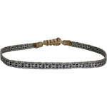 Designed and handwoven to be worn at all times using traditional artisanal handcrafting and techniques that take plenty of time and love  Details:  - Handwoven using Polyester  -Can be worn in the water  - Stainless steel "LeJu London" logo/tag  - Width 3mm