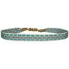 BASIC HANDMADE BRACELET IN TONES OF AQUA AND SILVER