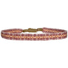 BASIC SPARKLE HANDMADE BRACELET IN PINK AND ORANGE