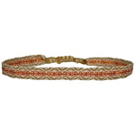 BASIC HANDWOVEN BRACELET IN COPPER TONES