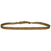 BASIC HANDWOVEN STRIPED BRACELET IN MUTED TONES WITH GOLD