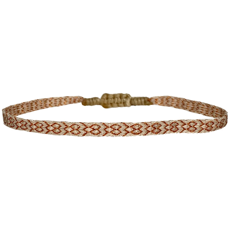 BASIC HANDWOVEN BRACELET IN NEUTRAL TONES