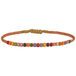 HANDMADE KIDS BRACELET IN PINK AND BRIGHT COLOURS BEADS