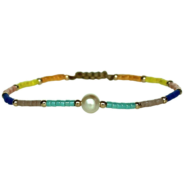 HANDMADE PEARL DEATIL KIDS BRACELET