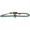 HANDMADE  KIDS FLOWER BRACELET IN TURQUOISE