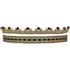 SET OF TWO HANDMADE BRACELETS WITH GOLD AND SPINEL SEMI-PRECIOUS STONES