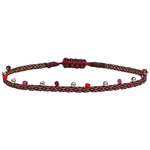 COLORS BRACELET IN BURGUNDY TONES