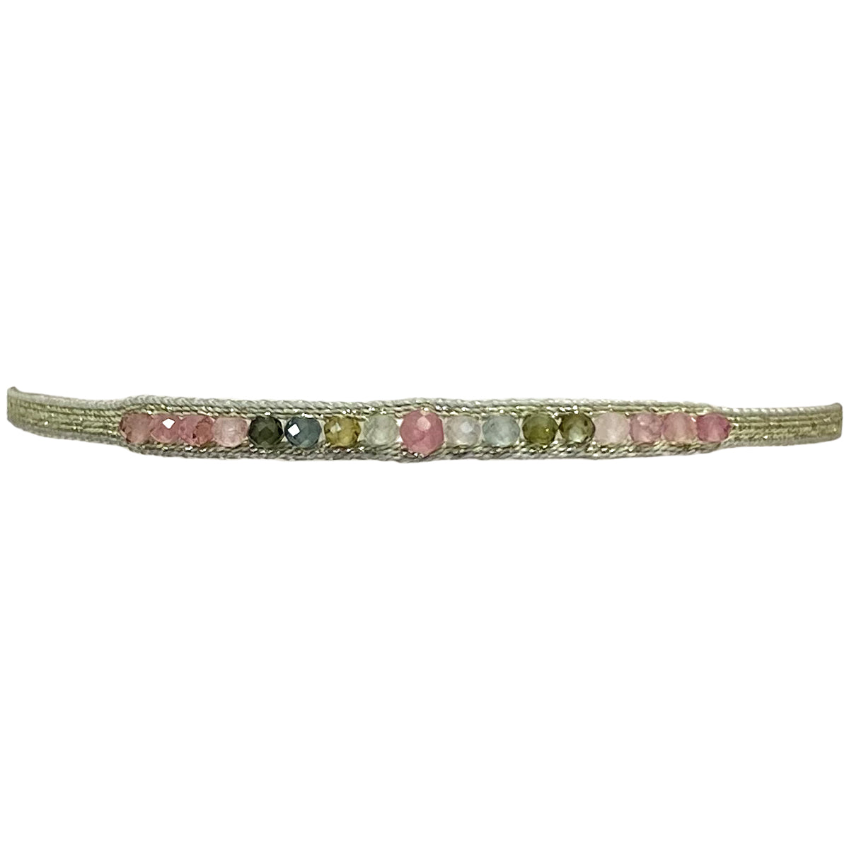 HANDMADE FRIDA BRACELET FEATURING WATERMELON TOURMALINE shop