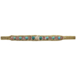 This LeJu bracelet has been handwoven in Colombia by our team of artisans using polyester threads featuring pink opal, turquoise and pink tourmaline stones.  A delicate bracelet in an elegant design. This handmade beauty is the perfect gift for someone special.  Details:  - Pink opla, turquoise and pink toumaline semi-precious stones  - Handwoven using polyester threads  - Width 3mm  -Women bracelet  - Adjustable bracelet  -Can be worn in the  water
