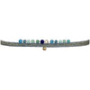 This LeJu bracelet has been handwoven in Colombia by our team of artisans using metallic threads featuring a 14K gold filled bead and intermixed semi-precious stones. Balancing the body, mind and spirit.  Details:  - Intermixed semi-precious stones  - 14 k gold filled beads  - Handwoven using metallic threads  - Width 2mm  -Women bracelet  - Adjustable bracelet  -Can be worn in the  water