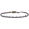 STONE BRACELET IN PINK AND BURGUNDY TONES