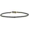 HANDWOVEN BLACK DIAMOND BRACELET IN DARK TONES