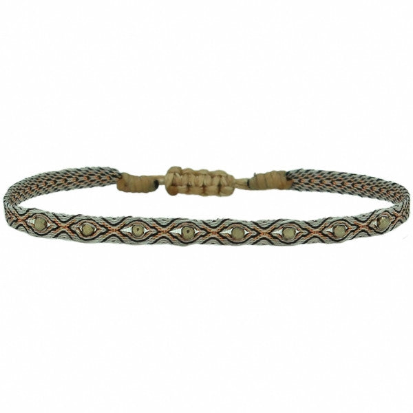 HANDMADE BRACELET WITH PYRITE STONES