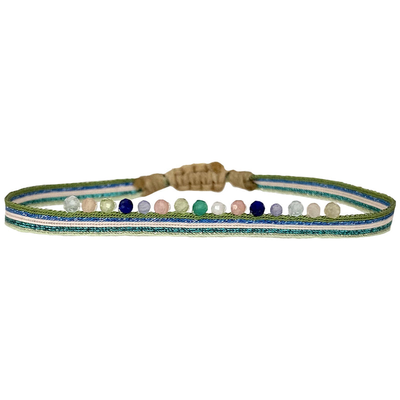 CHIC HANDMADE BRACELET FEATURING GEMSTONES DETAIL