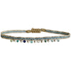 CHIC BRACELET IN BEIGE AND BLUE TONES
