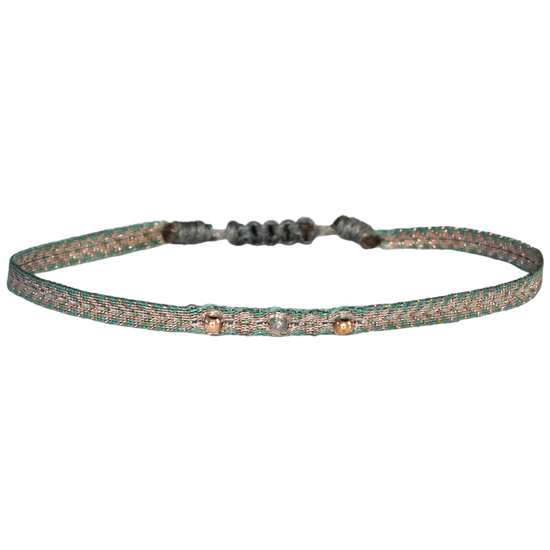 GREY DIAMOND BRACELET IN PASTEL TONES