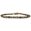 HANDWOVEN MIX BRACELET IN NEUTRAL TONES WITH GEMSTONES DETAILS AND ROSE GOLD