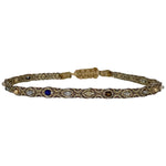 HANDWOVEN MIX BRACELET IN NEUTRAL TONES WITH GEMSTONES DETAILS AND ROSE GOLD