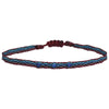 HANDWOVEN BRACELET WITH 3 LAPIS LAZULI STONES