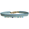 HANDMADE CHIC BRACELET IN BLUE AND SILVER
