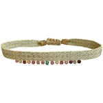 HANDMADE CHIC BRACELET IN GREEN AND GOLD TONES
