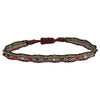 HANDWOVEN COLOURFUL BRACELET IN DARK TONES