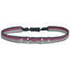 FLOWER BRACELET IN PINK AND GREY