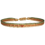 HANDMADE JESTIC BRACELET IN GREEN TONES