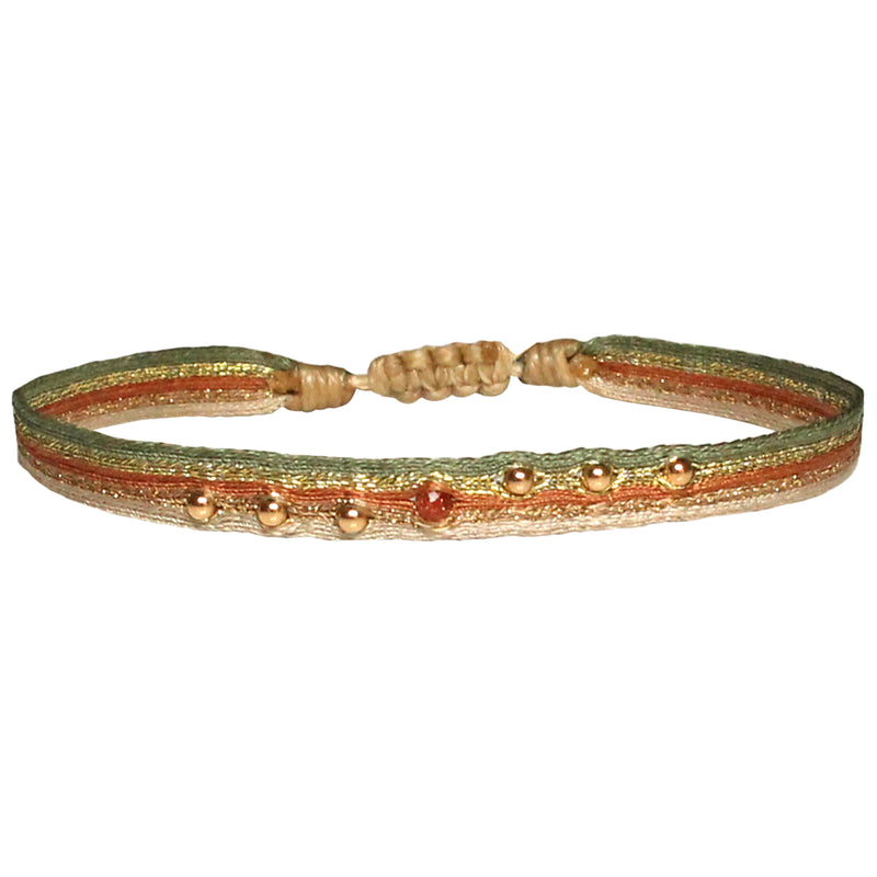 HANDMADE JESTIC BRACELET IN GREEN TONES