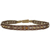 '-14k gold filled  details   -Inter mixed semi-precious stone details   -Japanese glass beads  -Polyester threads  - Can be worn under water   - Adjustable bracelet  - Width: 6mm  -Can be worn in the water