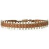 HANDWOVEN PIN BRACELET IN COPPER TONES FOR HIM