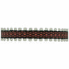 HANDWOVEN PIN BRACELET IN DARK RED AND BLACK COLORS FOR HIM