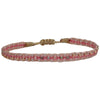 MAJESTIC HANDWOVEN BRACELET IN PINK TONES