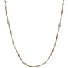 PEARLS NECKLACE WITH GOLD DETAILS IN NEUTRAL TONES